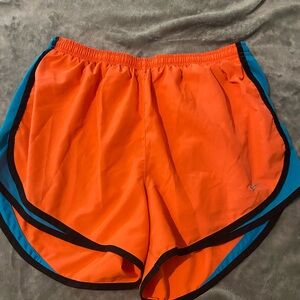 Orange and Blue Athletic Shorts